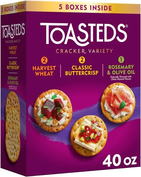 Kellogg's Toasteds Crackers Variety Pack