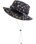 The North Face Class V Brimmer Hat Summit Navy Hand Tied Fly Print, S/M