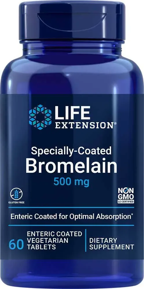 Life Extension Bromelain Specially-Coated 60 Tablets