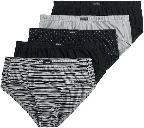 5 Men&#039;s Briefs Size: L 36-38 Low Rise, 100% Cotton. Box (Brand New).