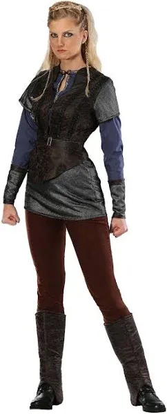 Vikings Lagertha Lothbrok Costume for Women, Adult Norse Warrior Shield Maiden Costume