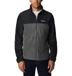 Columbia Men's Steens Mountain 2.0 Full Zip Fleece Jacket - Black, Grill