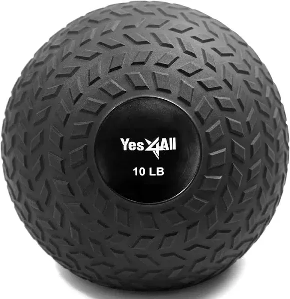 High-Density PVC Slam Ball, 10-40lbs for Full-Body Core Strength Workouts