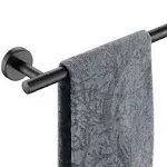 JQK Oil Rubbed Bronze Towel Bar 18 inch 304 Stainless Steel Thicken 08mm Towel Rack Bathroom Towel Holder Orb Wall Mount Tot