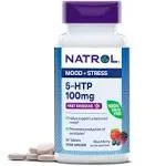 Natrol 5-Htp Mood &amp; Stress Fast Dissolve 30 Tablets - 100mg - US SELLER