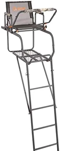 Outdoor Hunting Tree Stand Blind Ladder Gear Deer Field Big Game Mesh Seat Rails