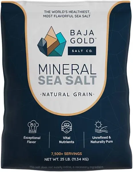 Mineral Sea Salt Fine Grind 5 Lb Bag