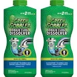 Green Gobbler Drain Clog Remover, Unscented, 15.5 Fluid Ounce, 2 Count, 2 Pack, Size: 15.5 fl oz