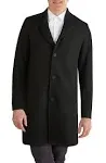 Cole Haan Stretch Wool Coat, Black / Regular XL