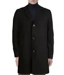 Cole Haan Men's Melton Classic-Fit topcoat - Black