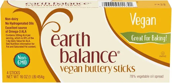 Earth Balance Vegan Buttery Sticks (1 lbs)