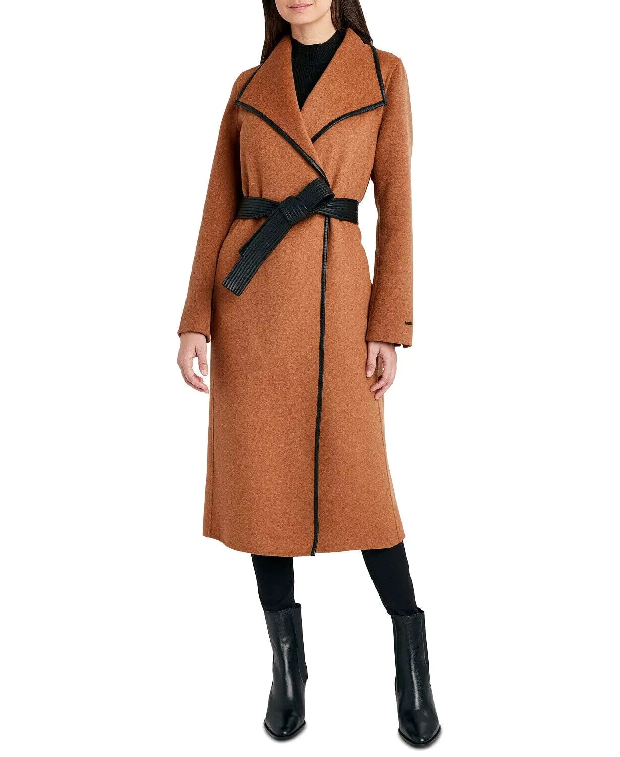 Tahari Women's Belted Wrap Coat