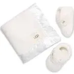 Ugg Infant Bixbee Bootie and Lovey Blanket Vanilla