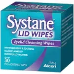 Systane Eyelid Wipes, Pre-Moistened - 30 wipes