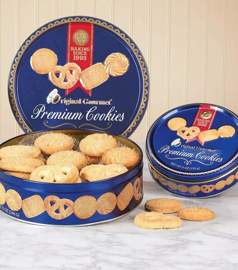 Original Gourmet Butter Cookie Tin, 24 oz