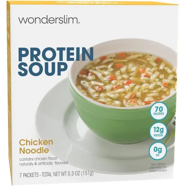 Wonderslim Protein Soup Chicken Noodle (7ct)