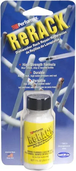 Performix ReRack Interior Rubber Vinyl Rack Repair Coating, White - 1 oz bottle