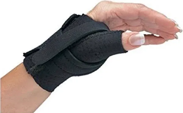 Comfort Cool Thumb CMC Restriction Splint Black Large - Right NC79567