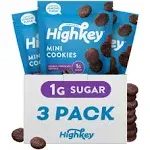 HighKey Low Carb Keto Brownie Bites - Snack 2.25 Ounce (Pack of 3) 