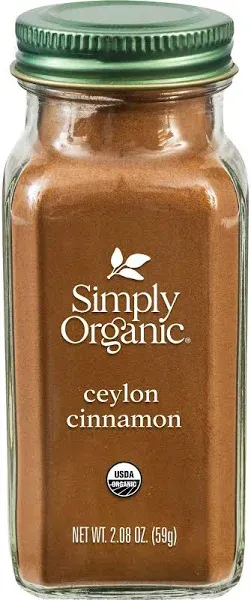 Simply Organic Ground Cinnamon Powder - 2.45 oz jar