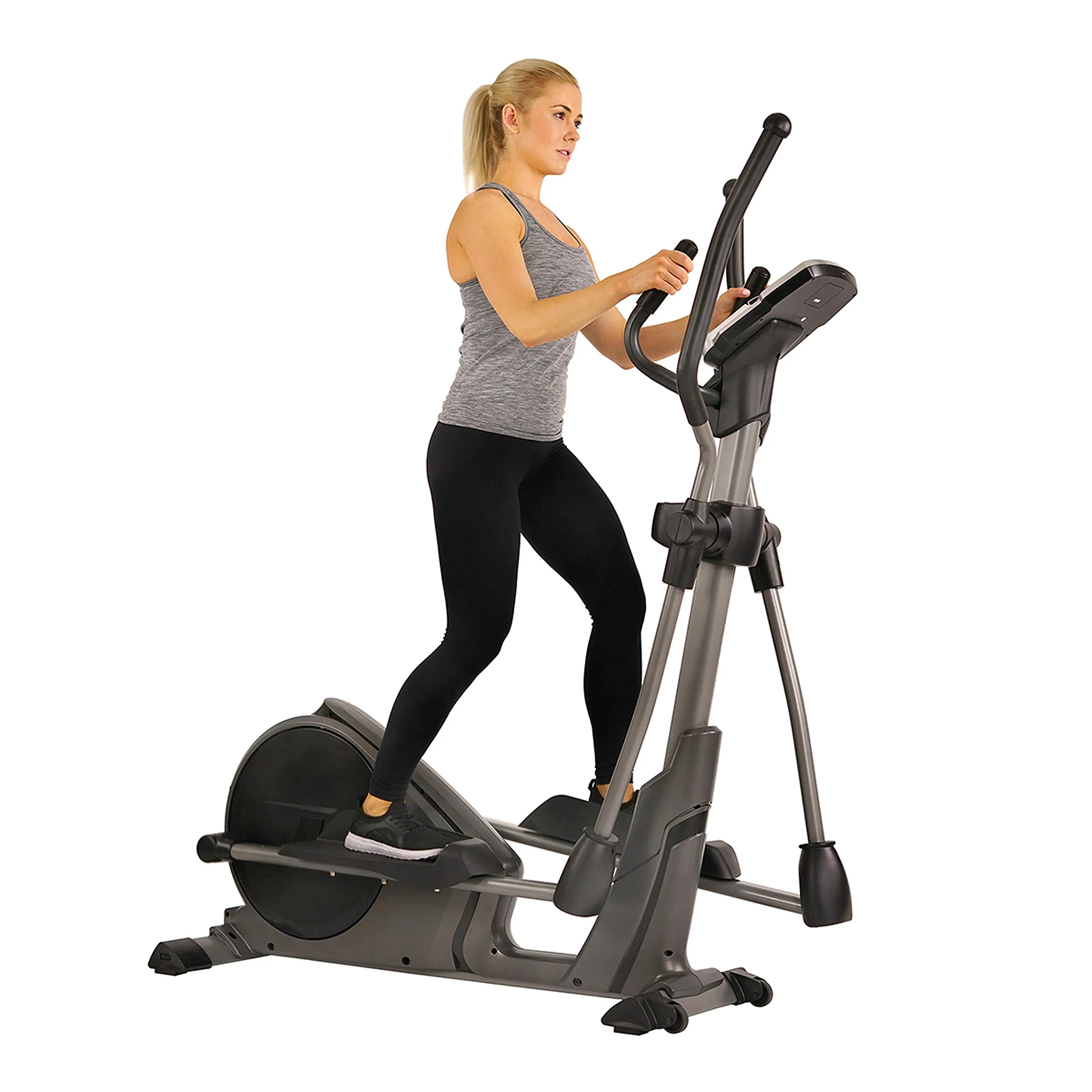 Sunny Health & Fitness Pre- Programmed Elliptical Trainer