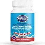 Milkaid Lactase Enzyme Chewable Tablets For Lactose Intolerance Relief