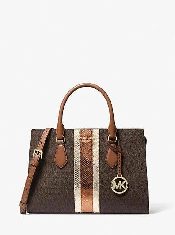 Michael Kors Women's Sheila Medium Logo Satchel