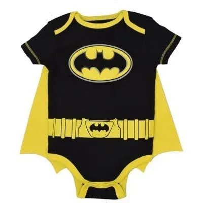 Baby Boy&#x27;s Batman one piece with detachable cape.