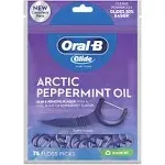 Oral-B Glide Arctic Peppermint Oil Dental Floss Picks, 150 Picks