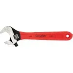 Crescent AT28CVS 8" Black Oxide Finish Adjustable Wrench, Cushion Grip