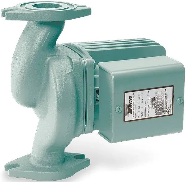 Taco 1/8 HP 115V Cast Iron Circulator Pump