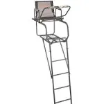 Guide Gear 15.5 ft. Single Person Ladder Deer Hunting Tree Stand with Mesh Seat