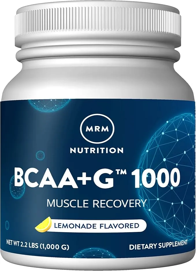 MRM BCAA+G, Lemonade, 35.2-Ounce (1000g) Plastic Jar