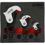 3-Piece Spring Loaded Auto Adjusting Crowfoot Wrench Set