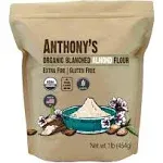 Anthony's Organic Almond Flour, 1 lb, Blanched, Gluten Free, Non Gmo, Keto Friendly, Extra Fine, Low Carb