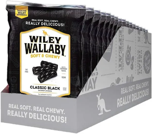 Wiley Wallaby Black Licorice