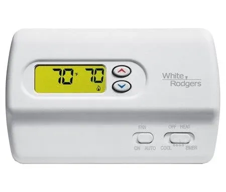 White-Rodgers 2H/1C Heat Pump Non-Programmab<wbr/>le Thermostat -  1F89-211