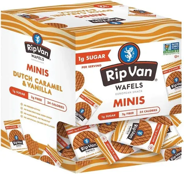 Rip Van Low Sugar Dutch Caramel & Vanilla Wafels