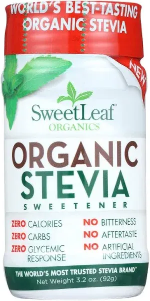 Sweetleaf Organic Stevia Sweetener