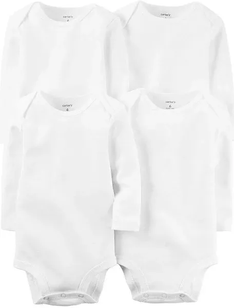 Carter's Baby 4-Pack Long-Sleeve Bodysuits