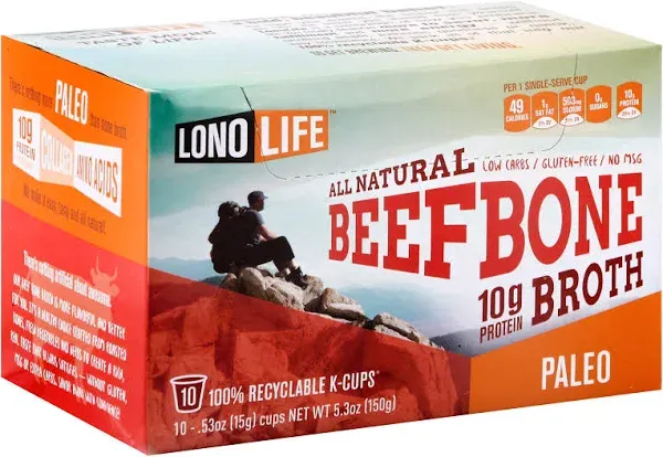 LonoLife Grass Fed Beef Bone Broth (2.12 oz)