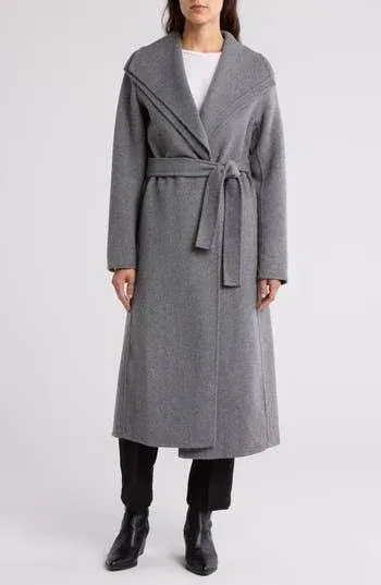 Tahari Women's Elliot Belted Wrap Coat