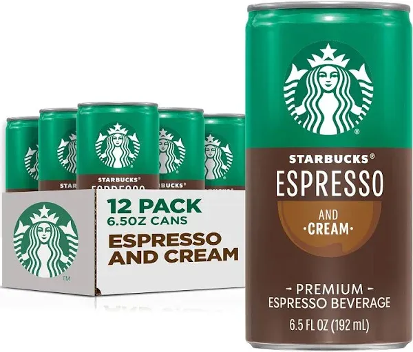 Starbucks Ready To Drink Coffee Espresso & Cream