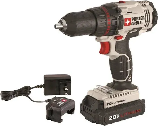 Porter Cable 20V Max Cordless Drill/Driver Kit PCC601LA