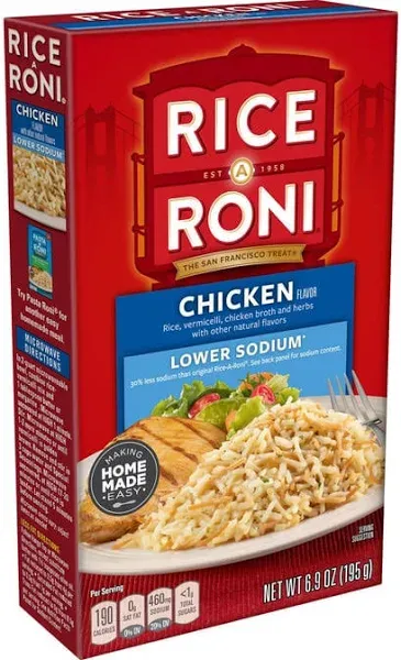 Rice-A-Roni Lower Sodium Rice & Vermicelli Mix (Chicken)