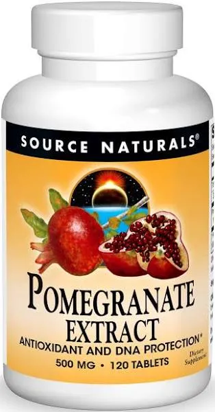 Pomegranate Extract, 1,000 mg, 120 Tablets (500 mg per Tablet)