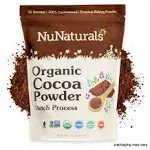 Nunaturals Inc: Organic Cocoa Powder Dutch Process, 1 lb