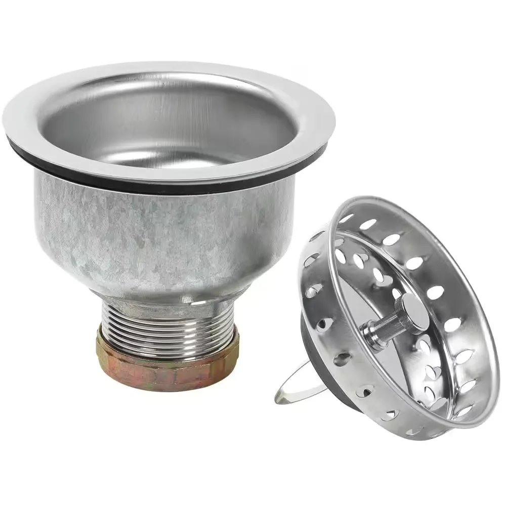 New Glacier Bay Kitchen Sink Strainer 1001 966 396  Stainless Steel 