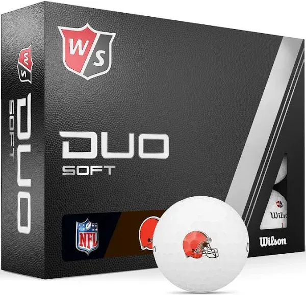 Wilson Duo Soft+ NFL Golf Balls - White - Green Bay Packers