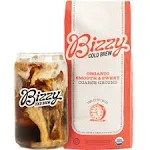 Bizzy Organic Cold Brew Coffee - Smooth & Sweet Blend - Coarse Ground